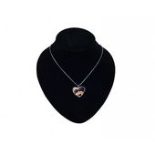 Wisiorek serce na łańcuszku Sublimacja Termotransfer