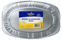 Patera taca tacka aluminiowa na grilla grill średnia Clarina 55x36cm 10 szt