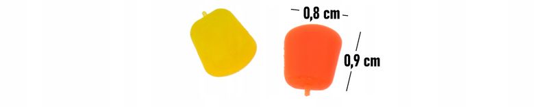 Sztuczna kukurydza pływająca żółta pomarańcz 20szt zdjęcie 2