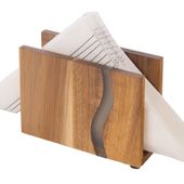 Serwetnik Stojak na Serwetki Chusteczki Drewniany Stołowy Kuchenny