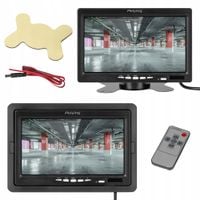 Monitor samochodowy Peiying 7" 16:9 kolorowy 2 kanały