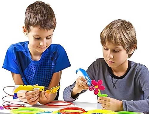 DŁUGOPIS 3D MAGICZNA DRUKARKA PEN DLA DZIECI FILAMENT ZESTAW 21 KOLOR 109 M na Arena.pl