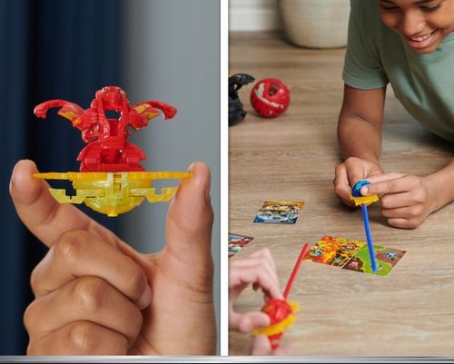 BAKUGAN ZESTAW STARTER PACK GRA STRATEGICZNA ZESTAW STARTOWY 3 FIGURKI na Arena.pl