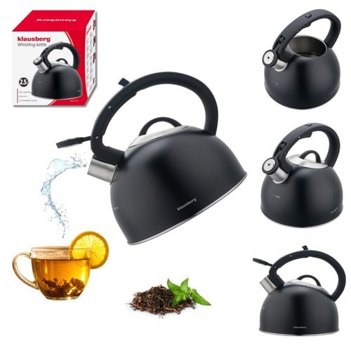 czajnik stalowy z gwizdkiem 2,5l klausberg kb-7911 na Arena.pl