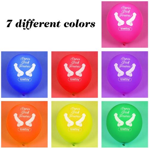 Super Dick Forever Bachelorette Balloons(Pack Of 7) na Arena.pl