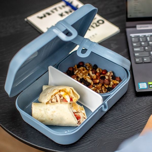 Lunchbox z przegródkami PASCAL L niebieski KOZIOL zdjęcie 9