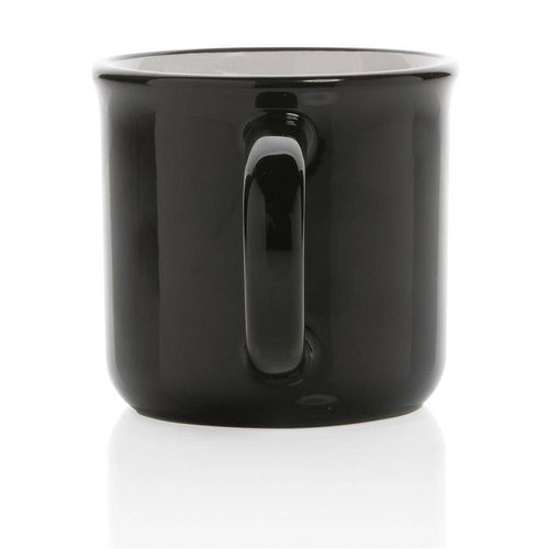 Kubek ceramiczny 280 ml UPOMINKARNIA Czarny na Arena.pl