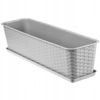 DONICZKA BALKONOWA SKRZYNKA PODSTAWKA SZARA 60cm