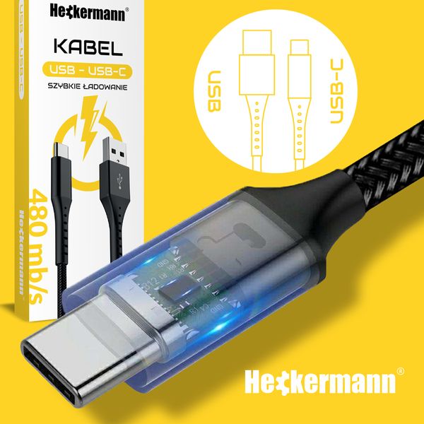 Kabel Usb A-C Heckermann Ad-609Cts zdjęcie 6