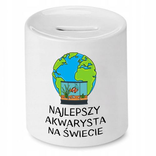 Dla Akwarysty Skarbonka Najlepszy Akwarysta Z Nadrukiem Ze Zdjęciem na Arena.pl