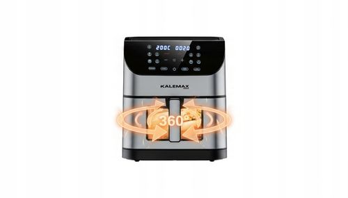 FRYTKOWNICA BEZTŁUSZCZOWA AIR FRYER FRYTOWNICA DUŻA 8L 1800W DUŻA MISA na Arena.pl