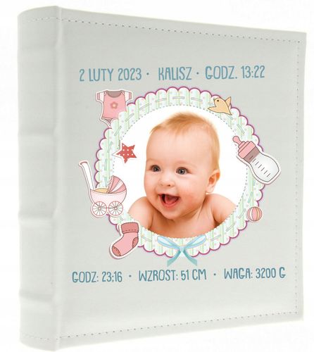 DUŻY ALBUM NA ZDJĘCIA Z NADRUKIEM dla dziecka na Arena.pl
