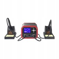 Stacja lutownicza LUTOWNICA z dwoma kolbami do 480 stopni wyświetlacz