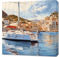 Obraz 70x70cm Dryfowanie na Wodzie