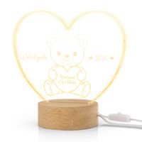 PREZENT na Walentynki LAMPKA LED DEDYKACJA GRAWER Misia