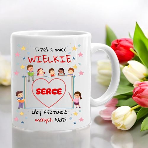 PODUSZKA I KUBEK PREZENT DZIEŃ NAUCZYCIELA WYCHOWAWCY PRZEDSZKOLANKI na Arena.pl