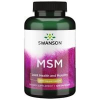 # SWANSON Siarka MSM - Metylosulfonylometan 1000 mg (120 kaps.)