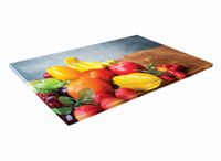 SZKLANA DESKA KUCHENNA 40x30 183b Owoce