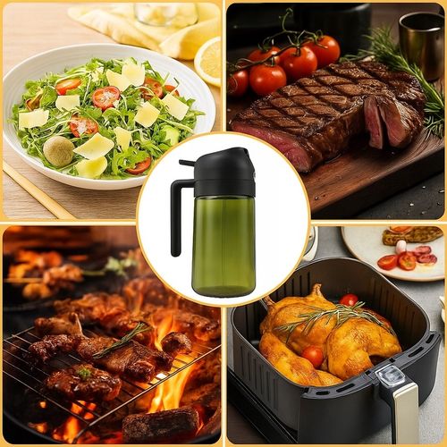 DOZOWNIK DO OLIWY OCTU OLEJU SPRYSKIWACZ NALEWAK TEKAN 470ML SZKLANY na Arena.pl