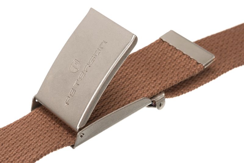 pasek parciany ptn silver-brown-125 zdjęcie 4