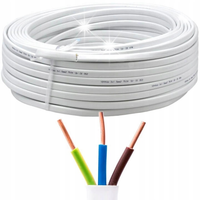 Przewód 3x1,5 płaski Elektrokabel YDYp 3x1,5mm2 krążek 100m.
