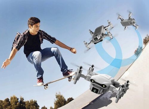 DRON TURBO 2X KAMERA PODGLĄD POWRÓT FUTERAŁ 2X AKU na Arena.pl