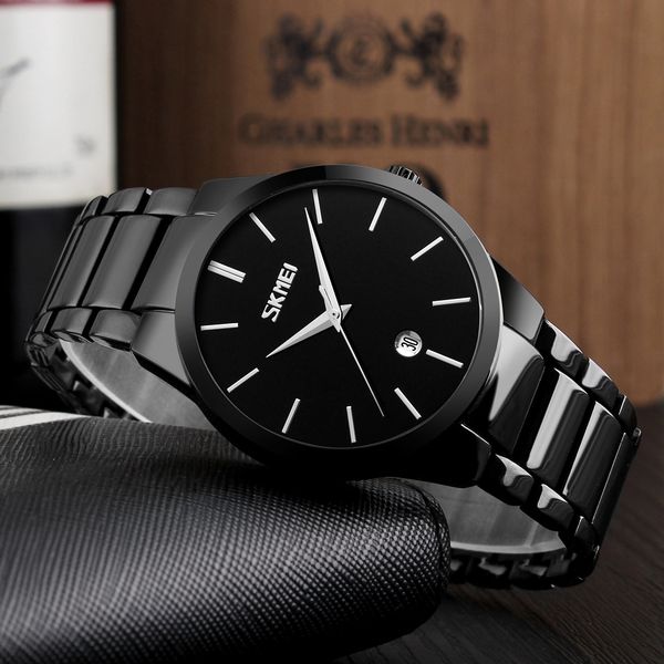 zegarek męski skmei 9140bk + box zdjęcie 3