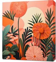 Obraz 60x70cm Koralowy Ogród