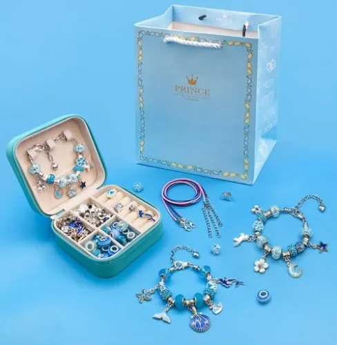 Zestaw do Robienia Bransoletek Koraliki Charms na Arena.pl