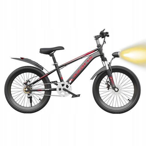 ROWER DZIECIĘCY ROWEREK 20 CALI TARCZE KOŁA BOCZNE AMORTYZATOR PRZERZUTKI na Arena.pl