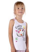 Podkoszulka dziewczęca bokserka bawełniana z aplikacją 3D 134-140 YOCLUB