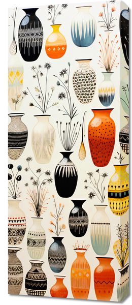Obraz 40x100cm Symfonia Wazonów zdjęcie 1