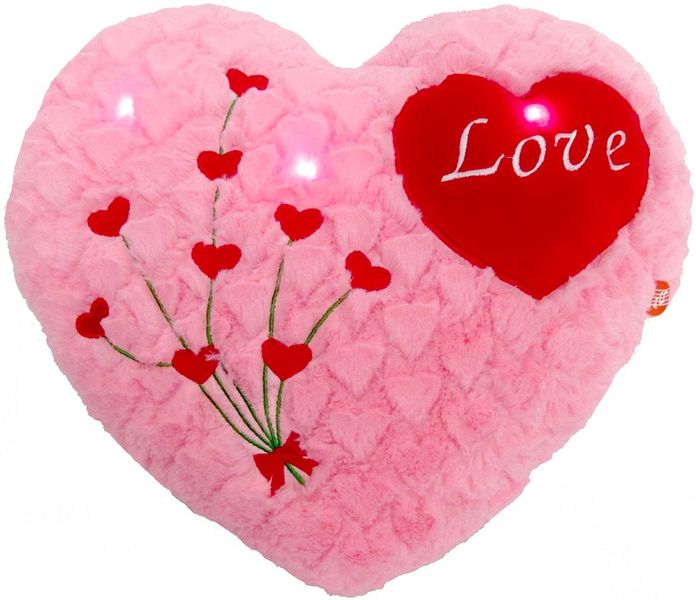 poduszka serce love (migocze) - 37cm zdjęcie 1