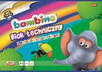 BLOK TECHNICZNY KOLOR A3/10K (10SZT) BAMBINO