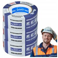 Taśma Malarska Niebieska Blue Dolphin Papierowa Odporna na UV 48 mm x 50 m