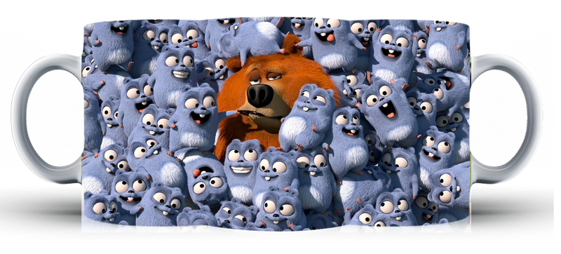 Kubek ceramiczny Grizzy i Lemingi zdjęcie 2