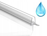 USZCZELKA DO KABINY PRYSZNICOWEJ DRZWI SZYBY DOLNA POZIOMA 6, 7, 8 MM