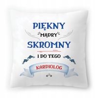 Poduszka Dla Kardiologa Na Urodziny Na Prezent Z Nadrukiem Ze Zdjęciem