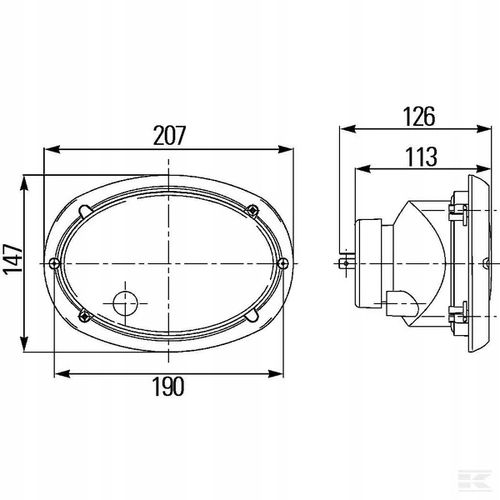 Reflektor, Hella 1AB996157081 na Arena.pl