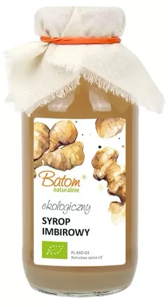 Syrop Imbirowy BIO 330 ml - Batom zdjęcie 1