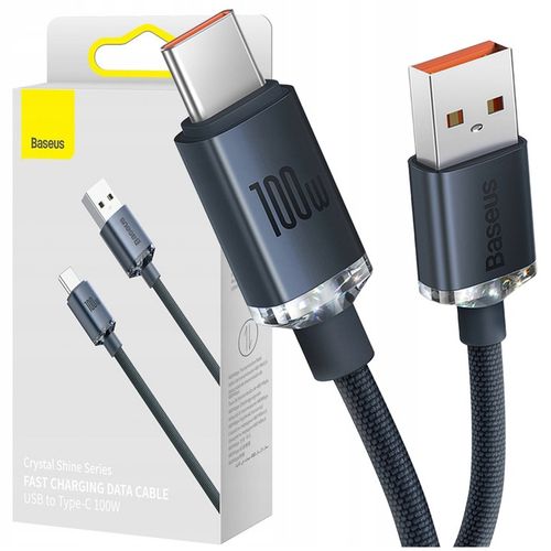 BASEUS SZYBKI KABEL USB USB-C TYP C 100W 6A MOCNY PRZEWÓD DO ŁADOWANIA 1,2m na Arena.pl