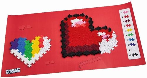 Plus-Plus Puzzle By Number Serce 250el 06900 na Arena.pl