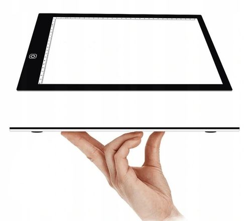 DESKA KREŚLARSKA TABLET GRAFICZNY ROZMIAR A4 DESKA Podświetlana LED DUŻA na Arena.pl