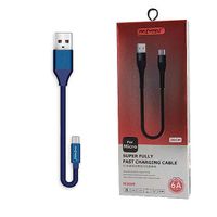 Nafumi Kabel USB - microUSB 5A 30cm Quick Charge QC3.0 Niebieski  A30