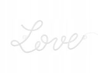 NEON LED LOVE BIAŁY 61X27, 4CM