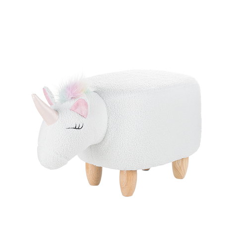 Pufa Tapicerowana Biała Unicorn na Arena.pl