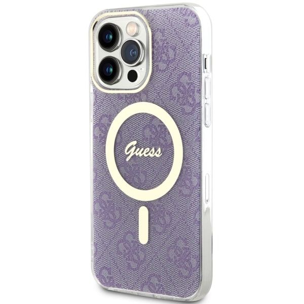 Etui Guess do iPhone 14 Pro Max, Fioletowy, MagSafe zdjęcie 2