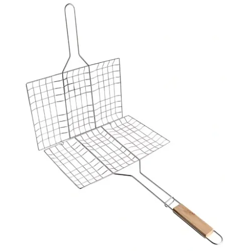 RUSZT STALOWY SIATKA DO GRILLOWANIA RYBY MIĘSA NA GRILLA BBQ 32x20cm na Arena.pl
