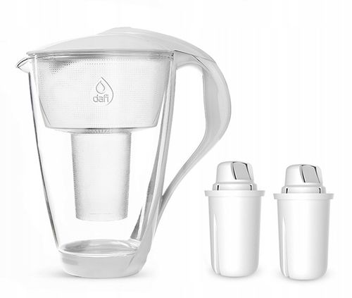 Szklany dzbanek filtrujący Dafi Crystal+2 filtry na Arena.pl