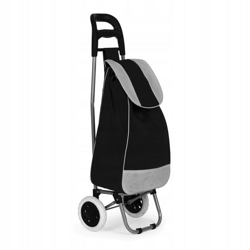 WÓZEK TORBA NA ZAKUPY NA KÓŁKACH DUŻE GUMOWE KOŁA SZTYWNE DNO DLA SENIORA na Arena.pl